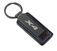 GVFKMNX Metal Car Key Rings,For BMW X1 X2 X3 X4 X5 X6 X7 Vehicles Auto Keyring Lanyard Key Fob Holder personalised Rotatable Swivel Anti-Lost Ring,X4