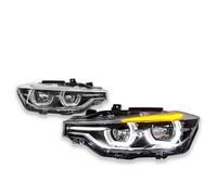 GVGFKPKZAY For B&MW 3 Series F30 2012-2019 Car Front Headlights Projector DRL Turn Signals Car Headlamp Assembly(Halogen)
