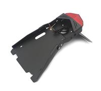 GVGFKPKZAY For B&MW R NINE T NINET R 9 T Racer Scramble 2014-2024 Motorcycle Tail Light License Plate Holder Bracket Motorbike Number Plate Holder(Red Lampshade)