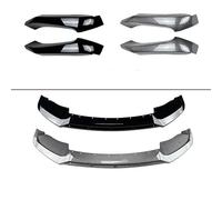 GVGFKPKZAY For B&MW X3 F25 X4 F26 LCI M Sport 2014-2017 Car Front Bumper Lip Corner Spoiler Body Kits Exterior Guard Modified Car Front Bumper Lip Splitter Diffuser(Carbon Look Set)