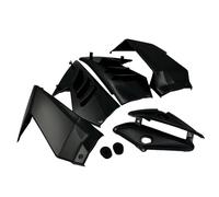 GVGFKPKZAY For CBR650R 2018-2023 Motorcycle Front Side Winglet Wind Fin Spoiler Motorcycle Front Spoiler Aerodynamic Wing(Matte black)