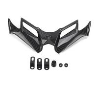 GVGFKPKZAY For CFMOTO 450SS 450SR 2022-2024 CF MOTO 250SR 300SR Motorcycle Front Fairing Aerodynamic Winglets Dynamic Wing Motorcycle Front Spoiler Aerodynamic Wing(Bright carbon fiber)
