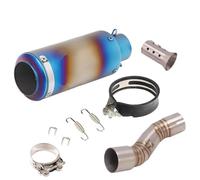 GVGFKPKZAY For CFMOTO CLX-700 CLX 700 SPORT 2020-2023 Motorcycle Exhaust Middle Link Pipe Motorcycle Exhaust Mid Link Pipe(Type C2)