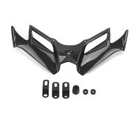 GVGFKPKZAY For CFMOTO450SS 2023-2025 450SR 2022-2025 Motorcycle Front Fairing Winglets Aerodynamic Motorcycle Front Spoiler Aerodynamic Wing(Bright carbon fiber)
