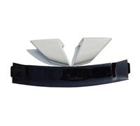 GVGFKPKZAY For Civic 7th Generation 2001-2005 FD2 Style Car Rear Trunk Lid Spoiler Car Rear Bumper Spoiler Diffuser(Black with white)