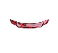 GVGFKPKZAY For Civic 8th Gen 2006-2011 Sedan Rear Trunk Lid Lip Spoiler Wings Car Rear Bumper Spoiler Diffuser(Flamboyan RED)