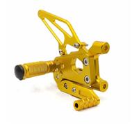 GVGFKPKZAY For Ducati 1199 Panigale S Tricolore 2012-2013 Motorcycle Rearset Footrest Motorcycle Foot Rest Pedal(Gold)