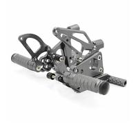 GVGFKPKZAY For Ducati 1199 Panigale S Tricolore 2012-2013 Motorcycle Rearset Footrest Motorcycle Foot Rest Pedal(Grey)