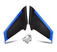 GVGFKPKZAY For Ducati 899 959 1199 1299 848 1098 Panigale V2V4 Motorcycle Front Fairing Protector Wing Cover Motorcycle Front Spoiler Aerodynamic Wing(Blue)