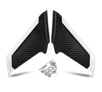GVGFKPKZAY For Ducati 899 959 1199 1299 848 1098 Panigale V2V4 Motorcycle Front Fairing Protector Wing Cover Motorcycle Front Spoiler Aerodynamic Wing(White)