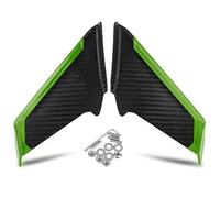 GVGFKPKZAY For Ducati 899 959 1199 1299 848 1098 Panigale V2V4 Motorcycle Front Fairing Protector Wing Cover Motorcycle Front Spoiler Aerodynamic Wing(Green)
