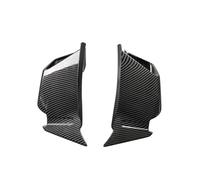 GVGFKPKZAY For Ducati Panigale V2 2020-2023 Motorcycle Left Right Side Pneumatic Fairing Wing Tip Motorcycle Front Spoiler Aerodynamic Wing(Carbon)