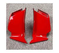 GVGFKPKZAY For Ducati Panigale V2 2020-2023 Motorcycle Side Wings Spoiler Motorcycle Front Spoiler Aerodynamic Wing(Red)