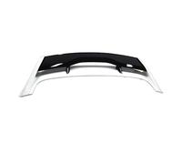 GVGFKPKZAY For Ford For Focus RS Spoiler 2012-2018 Rear Trunk Wing Lip Spoiler Car Rear Bumper Spoiler Diffuser(Black and white)