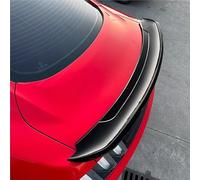 GVGFKPKZAY For Ford For Mustang MK6 2015-2022 Car Rear Trunk Lid Spoiler Lip Splitter Car Rear Bumper Spoiler Diffuser(Carbon Fiber Look)