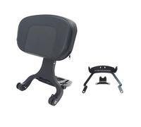 GVGFKPKZAY For Forza 350 Motorcycle Purpose Passenger Backrest With Folding Luggage Rack Motorcycle Driver Rider Backrest(Beige)