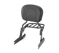 GVGFKPKZAY For Harley Fat Boy FLSTF Softail FXSTB FXSTC FXST FXSTS FLSTSB 2006-2025 Motorcycle Passenger Backrest Sissy Bar Luggage Rack Motorcycle Driver Rider Backrest(Beige)