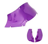 GVGFKPKZAY For Harley Road Glide FLTRX 2015-2023 Motorcycle Windshield Wind Windscreen Deflector Cover Plate&Wide Wing Air Deflectors Motorcycle Windscreen(Purple)