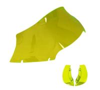 GVGFKPKZAY For Harley Road Glide FLTRX 2015-2023 Motorcycle Windshield Wind Windscreen Deflector Cover Plate&Wide Wing Air Deflectors Motorcycle Windscreen(Neo Green)
