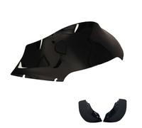 GVGFKPKZAY For Harley Road Glide FLTRX 2015-2023 Motorcycle Windshield Wind Windscreen Deflector Cover Plate&Wide Wing Air Deflectors Motorcycle Windscreen(SOlid Black)