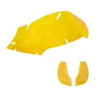 GVGFKPKZAY For Harley Road Glide FLTRX 2015-2023 Motorcycle Windshield Wind Windscreen Deflector Cover Plate&Wide Wing Air Deflectors Motorcycle Windscreen(Yellow)