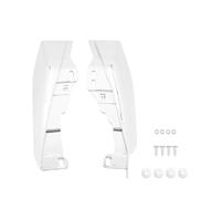 GVGFKPKZAY For Harley Touring Electra Street Glide Road King FLTRX 2001-23 24-Up Motorcycle Air Deflector Motorcycle Front Spoiler Aerodynamic Wing(Chrome 17-23)