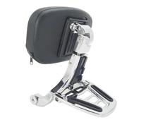 GVGFKPKZAY For Harley Touring Road King Road Glide Street Glide Electra Glide 2009-2013 MultiPurpose Driver Passenger Backrest Mount Motorcycle Driver Rider Backrest(Chrome)
