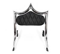 GVGFKPKZAY For Harley Touring Street Glide Road Glide Road King 2009-2023 Passenger Rear Backrest Motorcycle Driver Rider Backrest(Beige)