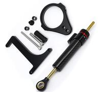 GVGFKPKZAY For Inokim OX Sub13 Steering Damper Stabilize Bracket Motorcycle Steering Damper Stabilizer(Carbon black set)