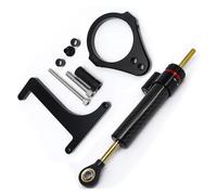 GVGFKPKZAY For Inokim OX Sub13 Steering Damper Stabilizer Bracket Motorcycle Steering Damper Stabilizer(Carbon black set)