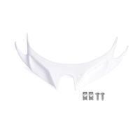 GVGFKPKZAY For Kawasaki Ninja 250 400 Ninja400 Ninja250 2018-2022 Motorcycle Front Aerodynamic Spoiler Winglets Motorcycle Front Spoiler Aerodynamic Wing(Look WHITE)