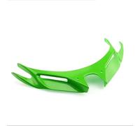 GVGFKPKZAY For Kawasaki Ninja 400 EX400 2018-2024 Motorcycle Mirrors Side Wings Spoiler Motorcycle Front Spoiler Aerodynamic Wing(Type B Green)