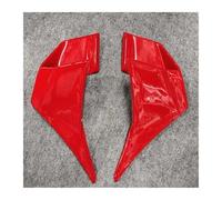 GVGFKPKZAY For Kawasaki Ninja 400 EX400 2018-2024 Motorcycle Mirrors Side Wings Spoiler Motorcycle Front Spoiler Aerodynamic Wing(Type C Red)