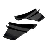GVGFKPKZAY For Kawasaki Ninja 650 400 300 250 H2R ZX-14R ZX-10R ZX-6R Z H2 Ninja 1000SX Motorcycle Winglet Aer Motorcycle Front Spoiler Aerodynamic Wing(Le 1-Red Style)