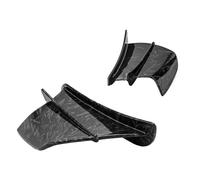 GVGFKPKZAY For Kawasaki Ninja 650 400 300 250 H2R ZX-14R ZX-10R ZX-6R Z H2 Ninja 1000SX Motorcycle Winglet Aer Motorcycle Front Spoiler Aerodynamic Wing(3-White Style)