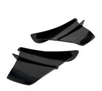 GVGFKPKZAY For Kawasaki Ninja 650 400 300 250 H2R ZX-14R ZX-10R ZX-6R Z H2 Ninja 1000SX Motorcycle Winglet Aer Motorcycle Front Spoiler Aerodynamic Wing(Style 1-White)