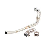 GVGFKPKZAY For Kawasaki Ninja Z250 Z400 Z500 250 400 500 2017-2025 Motorcycle Exhaust Middle Link Pipe Motorcycle Exhaust Mid Link Pipe(B)