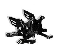 GVGFKPKZAY For KAWASAKI Ninja ZX-4R ZX-25RR ZX4R ZX4RR Motorcycle Adjustable Rearset Foot Pegs Pedals Motorcycle Foot Rest Pedal(Beige)