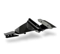 GVGFKPKZAY For Kawasaki Ninja ZX-4RR ZX4R 2025 Motorcycle Fairing Aerodynamic Winglets Cover Motorcycle Front Spoiler Aerodynamic Wing(B-Carbon)