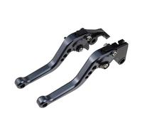 GVGFKPKZAY for Kawasaki NINJA500 Z500 Adjustable Motorcycle Brake Clutch Lever Motorcycle Brake Clutch Levers(Grey 147MM)