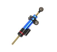 GVGFKPKZAY For Kawasaki Y&AMAHA B&MW Motorcycle Adjustable Steering Damper Stabilize Motorcycle Steering Damper Stabilizer(255mm blue aluminum)