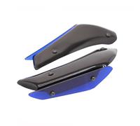 GVGFKPKZAY For KAWASAKI ZX-6R Motorcycle Fairing Parts Aerodynamic Wing Kit Motorcycle Front Spoiler Aerodynamic Wing(Blue)