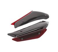 GVGFKPKZAY For KAWASAKI ZX-6R Motorcycle Fairing Parts Aerodynamic Wing Kit Motorcycle Front Spoiler Aerodynamic Wing(Red)