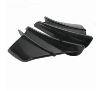 GVGFKPKZAY For Kawasaki ZX-6R ZX-636 ZX6R 2019-2024 Motorcycle Aerodynamic Winglet Fairing Motorcycle Front Spoiler Aerodynamic Wing(Black-Red)