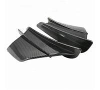 GVGFKPKZAY For Kawasaki ZX-6R ZX-636 ZX6R 2019-2024 Motorcycle Aerodynamic Winglet Fairing Motorcycle Front Spoiler Aerodynamic Wing(Carbon fibre-White)