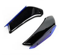 GVGFKPKZAY For KAWASAKI ZX10R ZX-10R 2011-2021 Motorcycle Fixed Winglet Fairing Wing Motorcycle Front Spoiler Aerodynamic Wing(Blue)