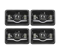 GVGFKPKZAY For Pontiac Grand Prix Firebird Firefly American Motors Concord Eagle Spirit 1976-1997 Car Front Headlights DRL Lamp Car Headlamp Assembly(Black 4 PCS)