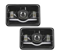 GVGFKPKZAY For Pontiac Grand Prix Firebird Firefly American Motors Concord Eagle Spirit 1976-1997 Car Front Headlights DRL Lamp Car Headlamp Assembly(Black 2 PCS)