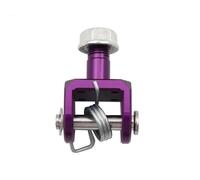 GVGFKPKZAY For Sur-Ron Surron Light Bee Motorcycle Parts Footpegs Connection Bracket Motorcycle Foot Rest Pedal(Purple)