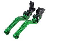 GVGFKPKZAY for Suzuki GSX1250 F SA ABS 2010-2016 Long Short Motorcycle Brake Clutch Levers Motorcycle Brake Clutch Levers(Short Green)